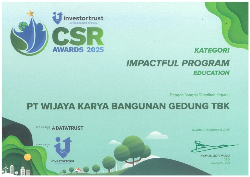 Penghargaan CSR pada PAUD Modular