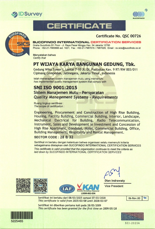 SNI ISO 9001:2015 Quality Management System