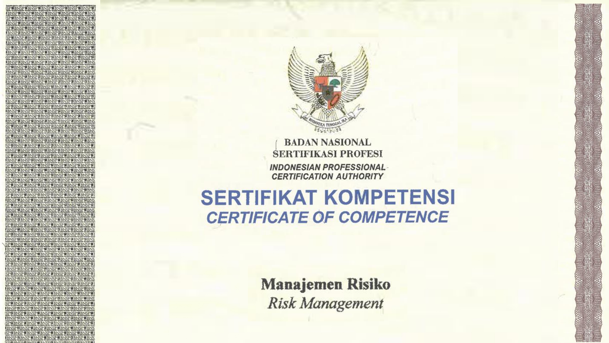 Pelatihan Manajemen Risiko 2026