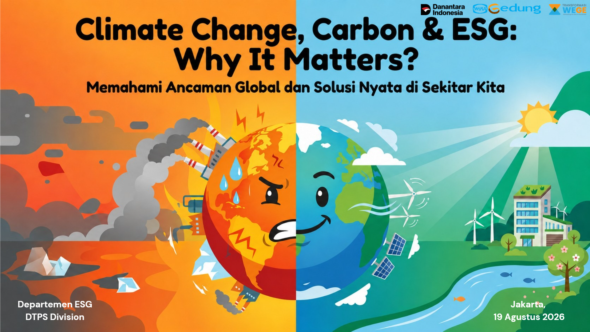 Sharing Session: Climate Change, Carbon & ESG: Why It Matters?