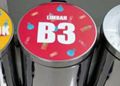 Penyediaan tempat sampah B3