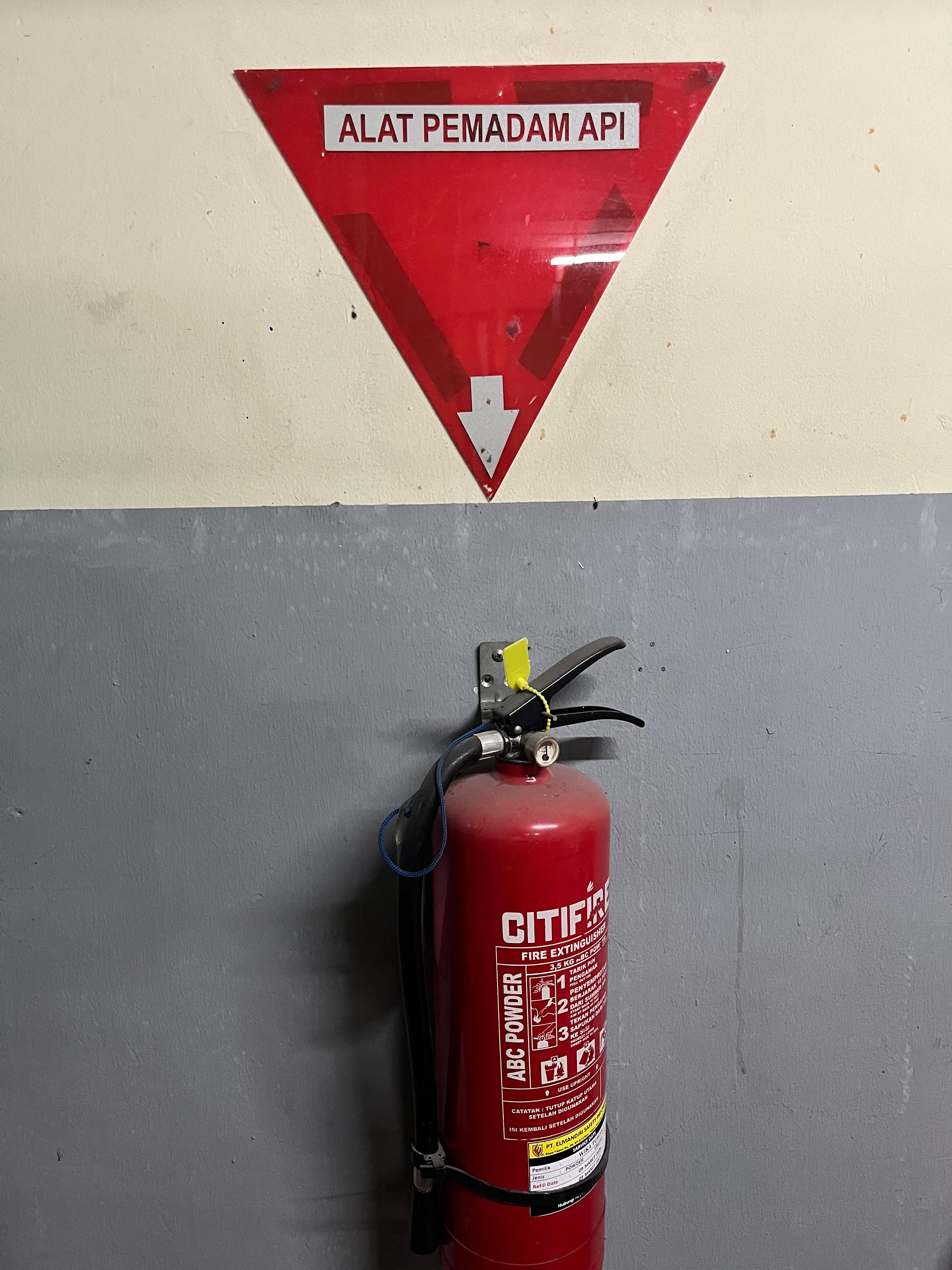 Provision of Portable Fire Extinguishers